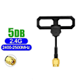 Miniatyrbild 4 av 5: 2.4G WiFi Antenn Omni Mini Lollipop Antenn RHCP RP-SMA Hane