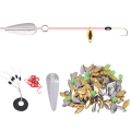 Miniatyrbilde 7 av 8: 266 STK Plast Metal Flytende Space Bean Floats Sea Lure Fiskeutstyr for støping av lokker Paljetter Fluer