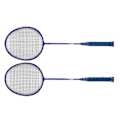 Miniatyrbild 2 av 8: Badmintonracket Lätt Bekväm Järnlegering Amatör Dubbel Badmintonracket Set för Nybörjarträning