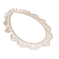 Miniatyrbild 3 av 8: Rhinestone Fringe 1 Yard Glansig Lyster Ljus Färg Bred Applikation Utsökt Pärla Rhinestone Tassel för Kläder Väska