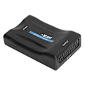 Miniatyrbilde 8 av 8: Høydefinisjons multimediegrensesnitt til SCART-omformer Mobil MHL-signal EU-plugg 100-240V Svart