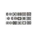 Miniatyrbillede 3 af 3: Rustfrit stål rektangel neglekunst stempling plade DIY Manicure Print billedskabelon z30#