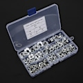 Miniatyrbild 3 av 8: 110st 1 Box T-muttrar RiveT-mutter M10\M8\M6 \M5\M4\M3 Fyra klor Galvaniserad T- set