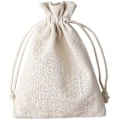 Miniatyrbilde 2 av 5: 12 Pakke Bomullsnettposer med Snøring, 13 x 18cm Gjenbrukbare Jute Poser Gavepose med Snøring for Smykker, Sminke, Mynter, Krydder, Håndverk (Beige)