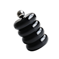 Miniatyrbillede 3 af 8: Nordisk stil Qtip-holder Dispenser Desktop Støvsikker Bomuldspind Opbevaringsbeholder Donut Form Makeup Opbevaringsboks med låg Sort 4 lag