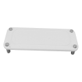 Miniatyrbilde 5 av 8: Vask Caddy Instant Dry Sink Organizer Tørker umiddelbart Vaskholder Diatoméjord Pedestal Stativ Riser med Rustfritt Stål Føtter Hvit