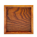 Miniatyrbilde 1 av 8: Firkantet tebrett i massivt tre Kaffe Sushi Snacks Serveringsfat for Cafe Restaurant (12,5*12,5 cm)