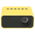 Miniatyrbilde 3 av 8: Bærbar miniprojektor Hjemmekino Mobiltelefonprojektor for skjermprojeksjon 100-240VYellow EU-plugg