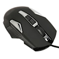 Miniatyrbillede 8 af 8: RGB Gaming Mus 7200 DPI Programmerbare Knapper Baggrundsbelysning Software Support DIY Rapid Fire Button USB Wired Game Mus Sort