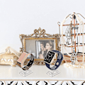 Miniatyrbilde 5 av 5: Klart armbåndsur-displaystativ - sett med 4