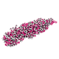 Miniatyrbilde 4 av 8: 500 stk trykknapper i jernmateriale, flate, glatte, lyse overflater, lette, fargerike syknapper YK4/5C28 (rosa rød)