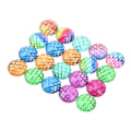 Miniatyrbillede 4 af 8: 20 stk Dragon Scale Resin Flat Cabochons Lyse farver 12mm Dome Cabochons Gems til DIY Halskæder Armbånd Øreringe