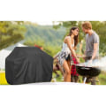 Pikkukuva 2 / 5: Square XL ulkogrillin kansi musta ja hopea cover