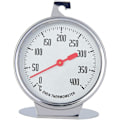 Miniatyrbilde 1 av 4: Kjøkkentermometer, rustfritt stål ovnstermometer 400 grader ovn matlagingstermometer med krok for oppheng eller stående i ovnen - 7 x 9 cm