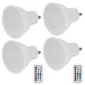 Miniatyrbillede 8 af 8: 3W RGB farveskiftende LED-spotpære med fjernbetjening til soveværelse, korridor, hotel, bar 85265V (GU10 RVB blanc chaud)