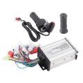 Miniatyrbilde 8 av 8: LCD-skjerm 6 rør med tre modus 24V-36V elektrisk sykkel gasshåndtak-tilbehør for scooter