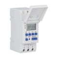 Miniatyrbild 3 av 8: THC15A Programmerbar Timer Guide Rail Typ LCD Tidsreläbrytare för Gatulampa Neonljus DC 24V