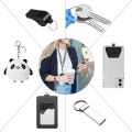 Miniatyrbilde 4 av 5: 2-Pack svart mobiltelefon og nøkkelstropper for nakke og håndledd - Universelle telefon- og nøkkelstropper