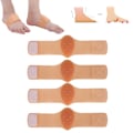 Miniatyrbild 7 av 8: 2 par Arch Pad självhäftande stöd Silikon innersula Elastisk platt fotvårdstillbehör Hudfärg
