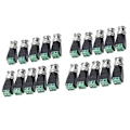 Miniatyrbillede 3 af 5: BNC Han Balun Konnektor 20 stk. Koaksial Cat5 til BNC Han Konnektor