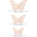 Miniatyrbillede 2 af 4: 12 STK Guld 3D Butterfly Wall Stickers Assorterede Størrelser til Soveværelsesindretning, Bryllupsfest baggrunde
