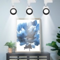 Miniatyrbild 6 av 8: AC220V 20W 4000K Justerbar Vinkel LED Spotlight Spårbelysning för Väggkonstutställning Stor