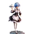 24CM Tecknad PVC Anime Maid Figurin Prydnader Söt Anime Samlingsmodell Leksak