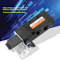 Pikkukuva 8 / 8: G3/8" solenoidi 4V310-10 2-asento 5-porttiohjattu sähkömagneettinen venttiili (AC220V)