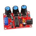 Miniatyrbild 5 av 8: 2st signalgeneratorsats sinustriangel fyrkantig utgång 1Hz‑1MHz 9‑12V DC-ingångsfunktion Signalgenerator med case