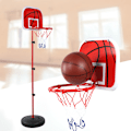 Miniatyrbild 6 av 8: Justerbar basketstativ 150 cm för barn, spelträning, utrustningsset för inomhus och utomhus
