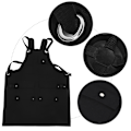 Pikkukuva 7 / 8: Outdoor Working Camping Canvas Puutarhaessu Multi Pocket Store Tools Musta