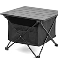 Miniatyrbillede 5 af 5: Udendørs Camping Bærbar Sammenklappelig Bord Aluminiumlegering Camping BBQ Gadeboder Sidebord Sort S med Opbevaringspose