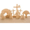 Miniatyrbilde 1 av 3: Påske Ornament Oppstandelsesscene Trestatue Hjemmeinnredning