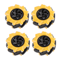Pikkukuva 4 / 8: Mecanum Wheel Omni Directional Smart Robot Auton osat Tarvikkeet Tee itse lelukomponentit 80mm (2 paria)
