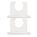 Miniatyrbillede 4 af 8: 2 stk. Baseball Bat Holder til lodret visning Robust akryl Bat Hanger Baseball Bat Wall Mount Display Rack