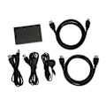 Miniatyrbild 7 av 8: KVM-switch 2 portar Plug and Play USB HUB 4K 30Hz HD Multimedia Interface KVM-switch för PC-skrivare Mus Tangentbord