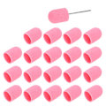 Pikkukuva 7 / 8: Nail Art Cap Kiillotus Set (16 x 25mm) Vaaleanpunainen