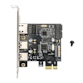 Miniatyrbillede 6 af 8: PCIe til USB3.0 udvidelseskort USB3.0 SATA 15pin Power High Speed ​​PCIe til RJ45 udvidelseskort til netværkscomputer