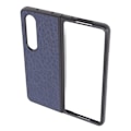 Pikkukuva 6 / 8: Taittuva näytön puhelimen kotelo PU-nahasta, muodikas ja mukava suojakotelo matkapuhelimelle Samsung Galaxy Z FOLD 4 - sininen