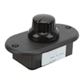 Miniatyrbillede 2 af 8: RV LED-dæmperkontakt DC12V/24V 40W planforsænket trinløs 15%100% strømstyring til yachtbil lastbil (sort låg)