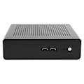 Miniatyrbillede 7 af 8: G60S HTPC Chassis Fuldt aluminium DCATX Power Supply MiniITX etui til stationær computer (Noir USB2.0)