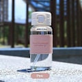 Miniatyrbild 1 av 5: 1 st Kreativ Vattenflaska med Sugrör Portabel Söt Plast Dricksflaska Läcksäker Dryckesbehållare för Att Dricka Mjölk Kaffe Te Rosa
