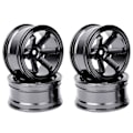 Miniatyrbilde 3 av 8: 4 stk. aluminiumsfelgnav for Universal 1/10 Flat Running Drift RC CarBlack