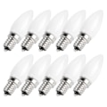 Miniatyrbillede 2 af 8: 10 stk. Mini E12 LED-lyspærer 1,5W AC 230V til hjem, bil, skab, hotelbelysning