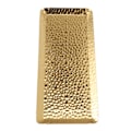 Miniatyrbillede 6 af 8: 25x11cm Håndklæde Hammered Bakke Rustfrit Stål Multifunktionel Opvaskemaskine Sikker Dessert Bakke Plade til Hjem Restaurant Guld