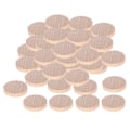 Miniatyrbillede 2 af 8: 100 stk. blanke træskiver i træ til gør-det-selv-dekorationer (3 cm)