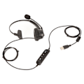 Miniatyrbilde 5 av 8: Single Ear Service Headset ENC Active Noise Cancellation USB Computer Headset for Office Kundeservice