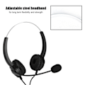 Miniatyrbild 6 av 8: VH530D‑USB Kundtjänstheadset för Call Center, Handsfree, Huvudmonterat, för PC-dator