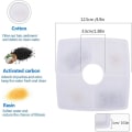 Miniatyrbillede 3 af 5: 8-Pack Square Cat Water Fountain Filter Refill med aktivt kul og harpiks
