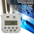 Miniatyrbillede 7 af 8: Lille type 7 dages programmerbar digitalt vist timerkontakt 1S~168h 5VA(110V AC)